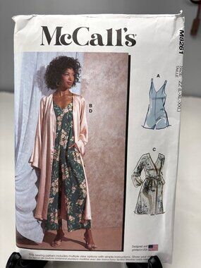 McCalls M8261 Womens Robe Dress Sewing Pattern Size L-XL-XXL Uncut